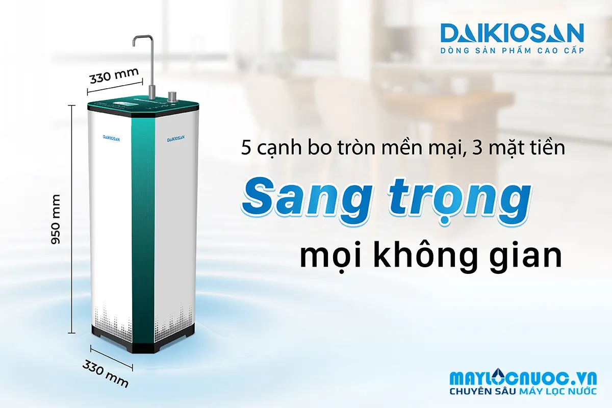 Máy lọc nước Ion kiềm giàu Hydrogen Daikiosan DSW-43608I